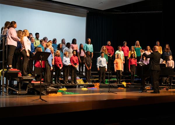 2023 All County Chorus Students Performing